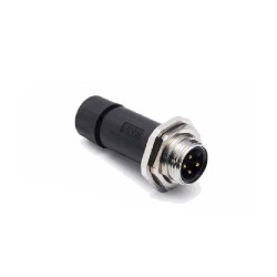 Connecteur mâle 7/8, 2 pol.,   IP67, 3.6A, non-blindé
